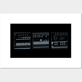 Drum Machine, Drum Machine, Bass Machine Posters and Art